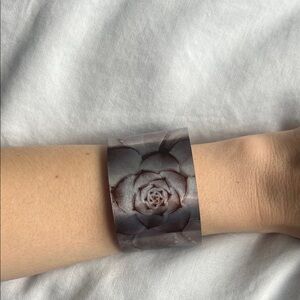 Nancy Reid Carr Floral Cuff Bracelet